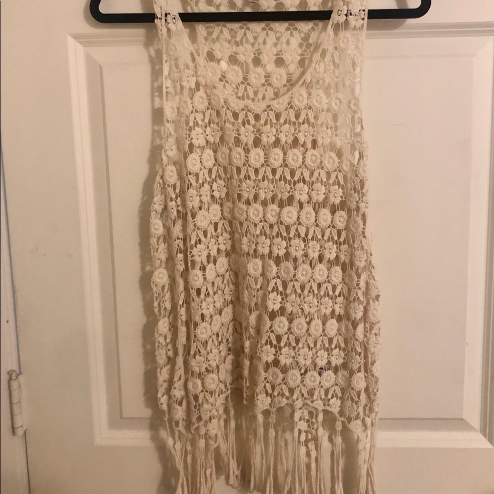 Blu Pepper Crochet Tank Top